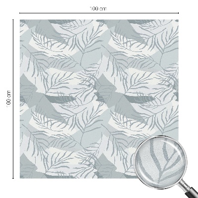 Vinduesfolie mod indkig med glasmaleri Diskrete blade