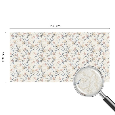 Dekorationsfolie til vindue mod indkig Blomster af harmoni