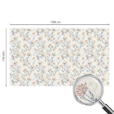 Dekorationsfolie til vindue mod indkig Blomster af harmoni