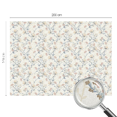 Dekorationsfolie til vindue mod indkig Blomster af harmoni