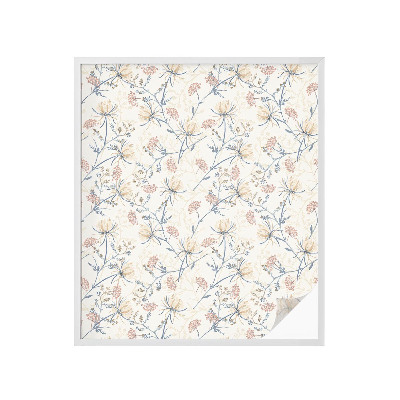 Dekorationsfolie til vindue mod indkig Blomster af harmoni