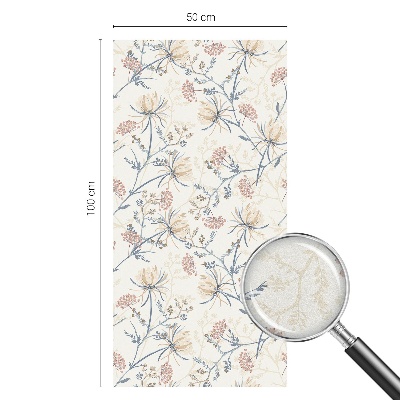 Dekorationsfolie til vindue mod indkig Blomster af harmoni