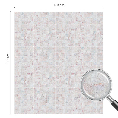 Selvklæbende vinduesfolie Stenmosaik