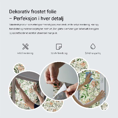 Selvklæbende vinduesfolie Stenmosaik