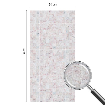 Selvklæbende vinduesfolie Stenmosaik