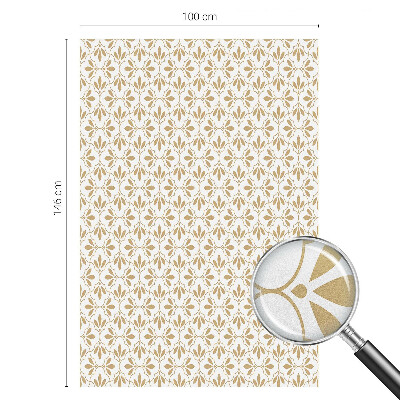 Vinduesfolie mod indkig med glasmaleri Plantens elegance