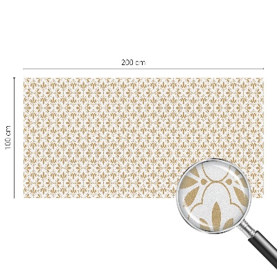 Vinduesfolie mod indkig med glasmaleri Plantens elegance