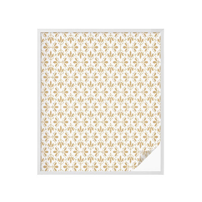 Vinduesfolie mod indkig med glasmaleri Plantens elegance