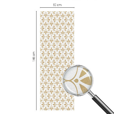 Vinduesfolie mod indkig med glasmaleri Plantens elegance