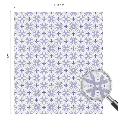 Dekorationsfolie til vindue mod indkig Lilla mønstre