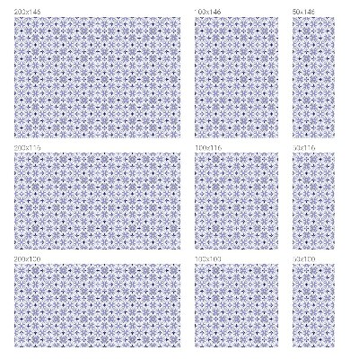 Dekorationsfolie til vindue mod indkig Lilla mønstre