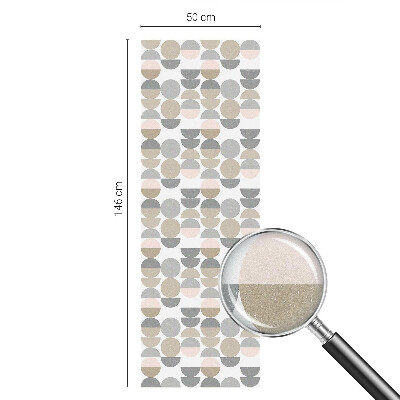 Dekorationsfolie til vindue mod indkig Geometriske mønstre