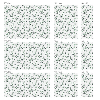 Vinduesfolie med mønster til afskærmning Grøn vinstok