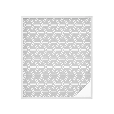 Dekorationsfolie til vindue mod indkig Minimalistiske linjer