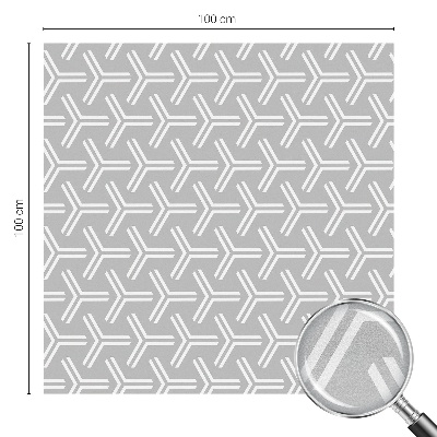 Dekorationsfolie til vindue mod indkig Minimalistiske linjer