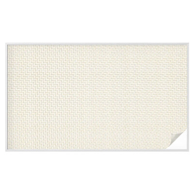 Vinduesfolie mod indkig med glasmaleri Sildebensmønster elegance