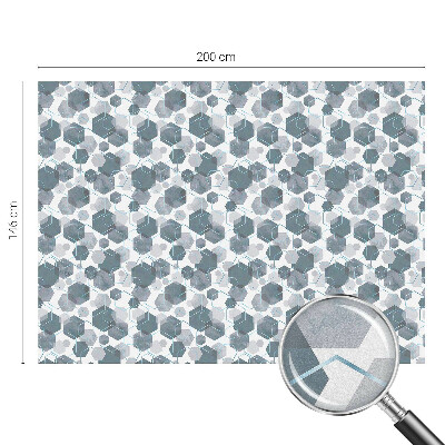 Selvklæbende vinduesfolie Geometriske sekskanter