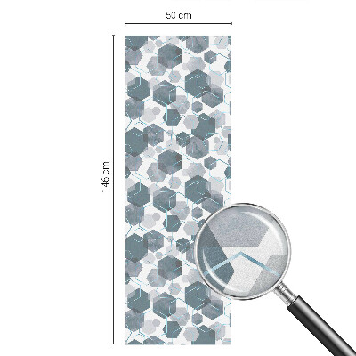 Selvklæbende vinduesfolie Geometriske sekskanter