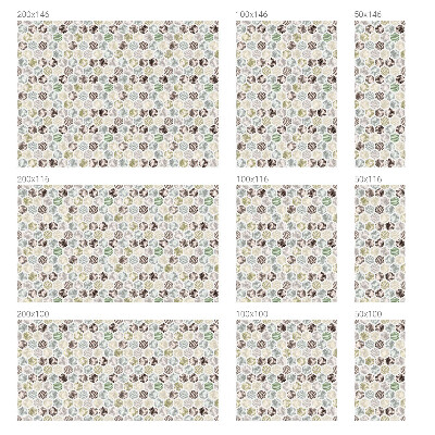 Mælkehvid vinduesfolie med motiv Geometriske bølger