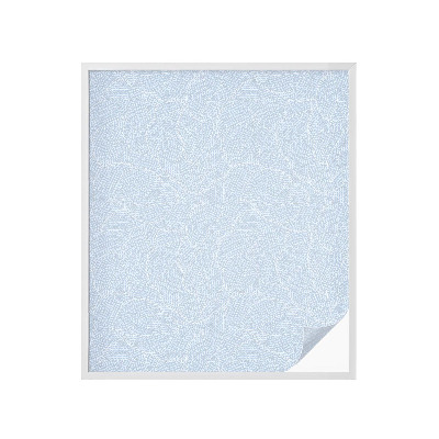 Dekorationsfolie til vindue mod indkig Malet filt