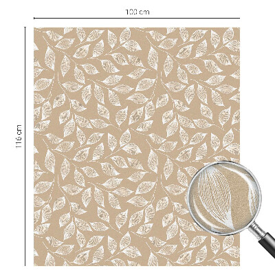 Vinduesfolie med mønster til afskærmning Blade natur