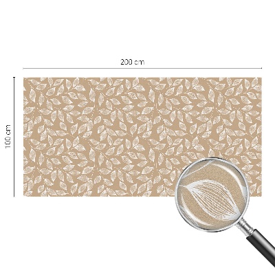 Vinduesfolie med mønster til afskærmning Blade natur