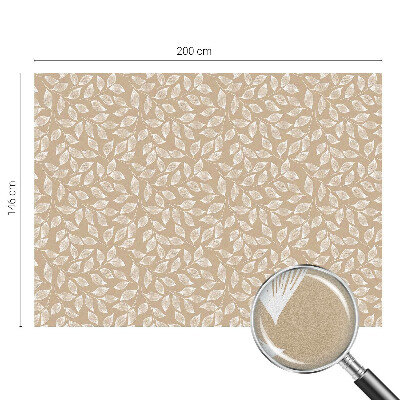 Vinduesfolie med mønster til afskærmning Blade natur