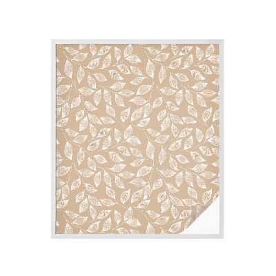 Vinduesfolie med mønster til afskærmning Blade natur