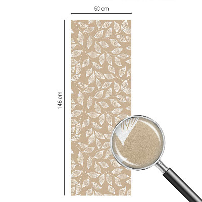 Vinduesfolie med mønster til afskærmning Blade natur