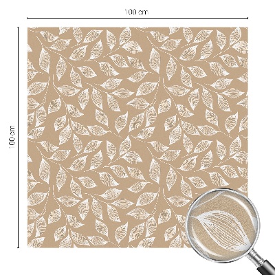 Vinduesfolie med mønster til afskærmning Blade natur