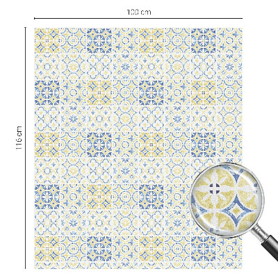 Vinduesfolie mod indkig med glasmaleri Klassiske fliser