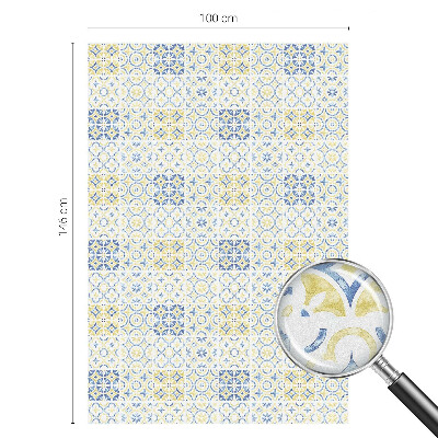 Vinduesfolie mod indkig med glasmaleri Klassiske fliser