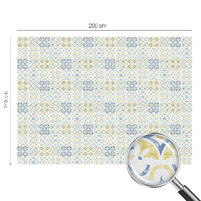 Vinduesfolie mod indkig med glasmaleri Klassiske fliser