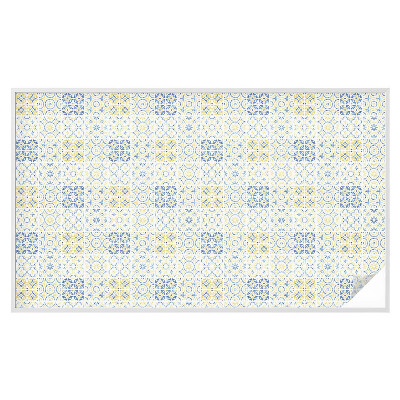 Vinduesfolie mod indkig med glasmaleri Klassiske fliser