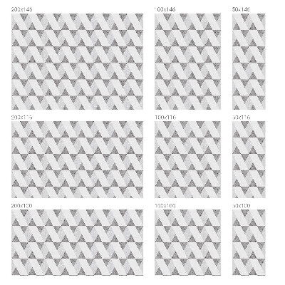 Dekorationsfolie til vindue mod indkig Grå trekanter