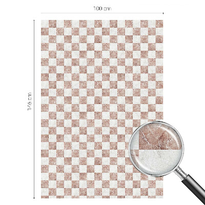 Selvklæbende vinduesfolie Klassisk skakbræt