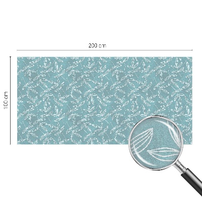 Vinduesfolie med mønster til afskærmning Grønlig elegance