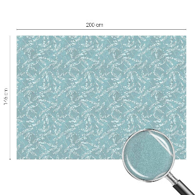 Vinduesfolie med mønster til afskærmning Grønlig elegance