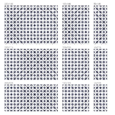 Vinduesfolie mod indkig med glasmaleri Plantemotiv