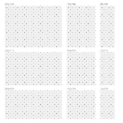 Mælkehvid vinduesfolie med motiv Geometriske kors