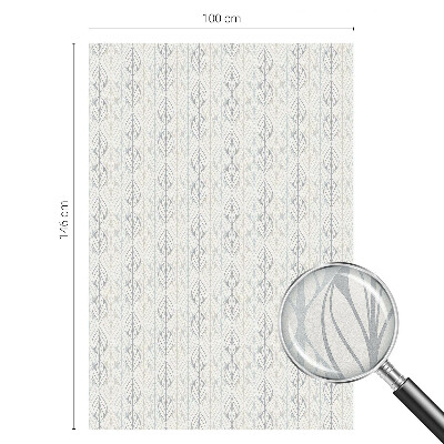 Dekorationsfolie til vindue mod indkig Bladmønster