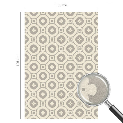 Vinduesfolie med mønster til afskærmning Geometriske mønstre