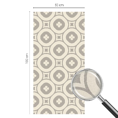 Vinduesfolie med mønster til afskærmning Geometriske mønstre