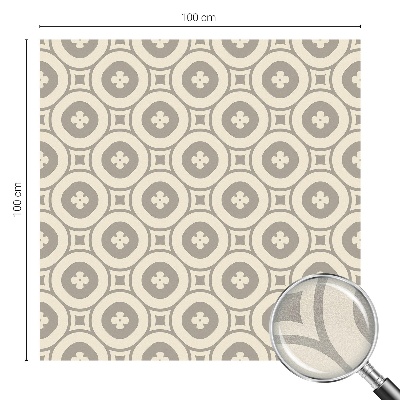 Vinduesfolie med mønster til afskærmning Geometriske mønstre