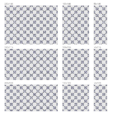 Mælkehvid vinduesfolie med motiv Geometriske fliser