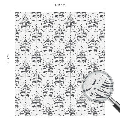 Selvklæbende vinduesfolie Grønlig elegance