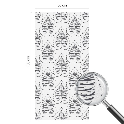 Selvklæbende vinduesfolie Grønlig elegance