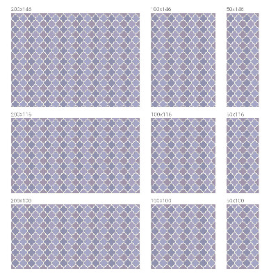 Dekorationsfolie til vindue mod indkig Geometriske mønstre