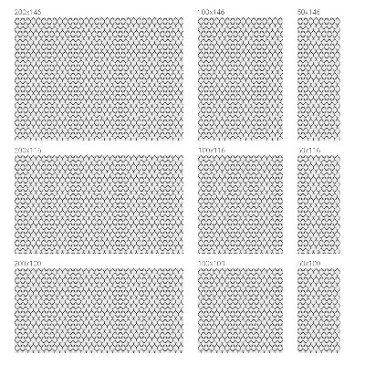 Vinduesfolie med mønster til afskærmning Geometrisk mønster