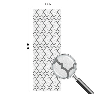 Vinduesfolie med mønster til afskærmning Geometrisk mønster